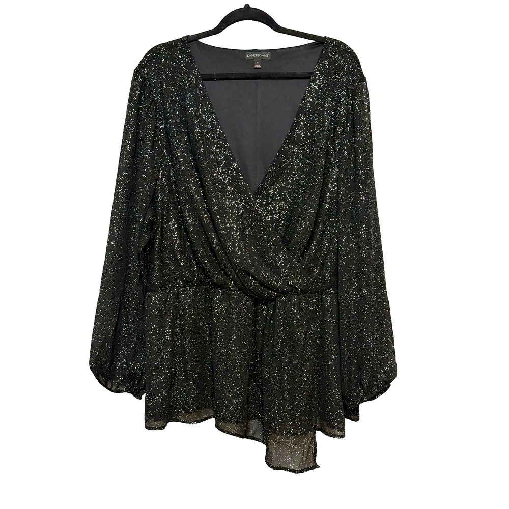 Lane Bryant Whimsigoth Top Women Plus Size 26 Stardust‎ Whimsical Glamcore Chic